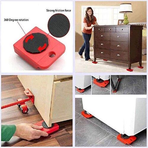 Furniture Mover with Wheels Ergonomic Handle Furniture