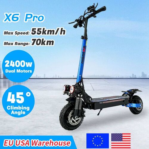 X6 PRO Electric Scooter US EU Germany Warehouse Dual Motor O