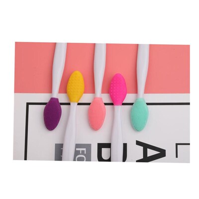 3PCS Beauty Skin Care Wash Face Silicone Brush Exfoliating