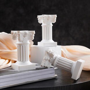 Nordic Roman Pillar Candlestick Greek Column Statue Pedestal