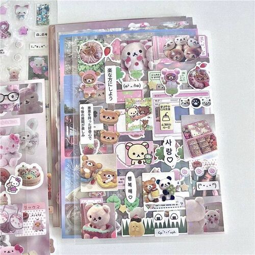 Steve 4pcs Random Star Glitter ers  Senbeier four-leaf Clove