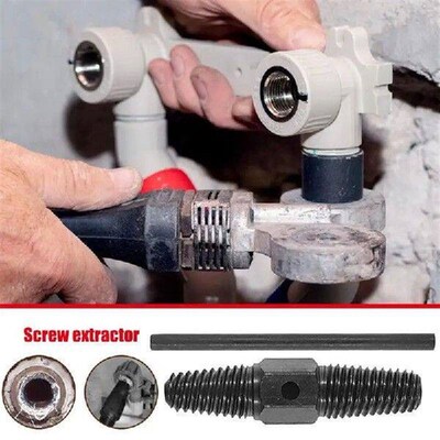 Broken Bolt Extractor Kit Carbon Steel Double Head Tap