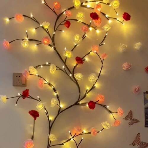 Flower Branch LED Light DIY Fairy Light USB Plug in Creative