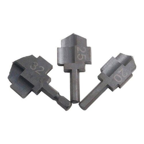 Easy To Use Drill Bit Plumber Drill Punch 3pcs 61x6.35x22mm