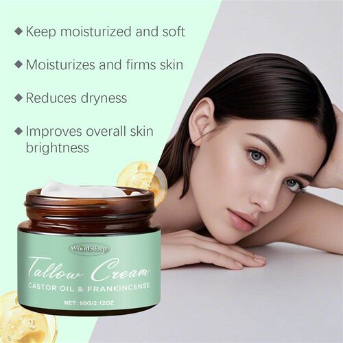 WOODSLEEP Beef Tallow Skin Moisturizing Cream - Gentle Skinc