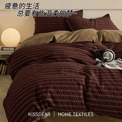 100% cotton bed fitted sheet bedsheet sets duvet cover set