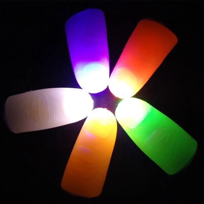 2Pcs/Set Magic Thumbs Light Toys For Adult Magic Trick Props