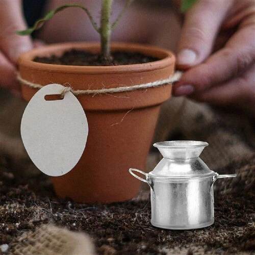 3 Pcs Mini Metal Buckets Small Iron Vase Decorative For