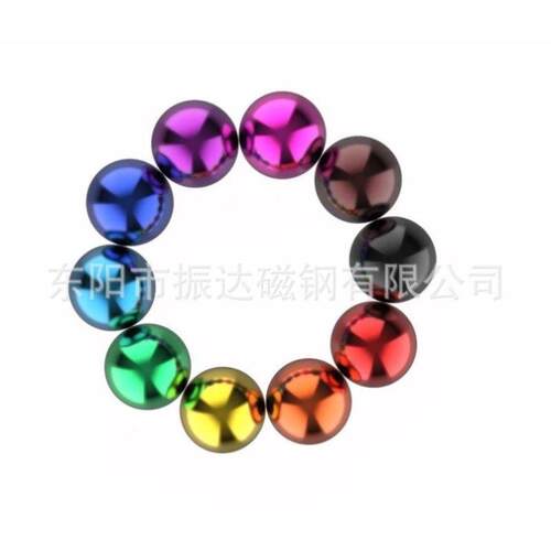 New Colorful Magnetic Ball Toys Metal DIY Magnet Balls Block