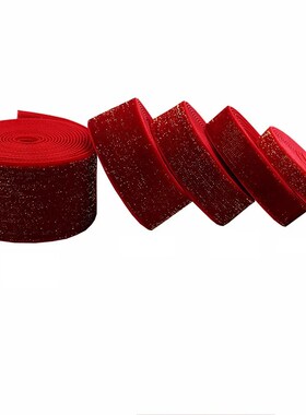 10 Yards Christmas Red Velvet Ribbon Bows Gift Box Packaging