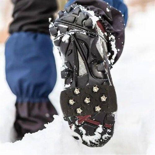 1 Pair 7 Teeth Ice Gripper For Shoes Anti-Skid Snow Shoe