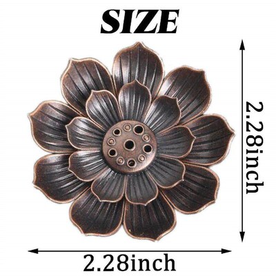 Incense Holder for Sticks,Incense Burner, Lotus Detachable A