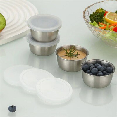 304 Stainless Steel Sauce Seasoning Container 40ml Sauce Cup