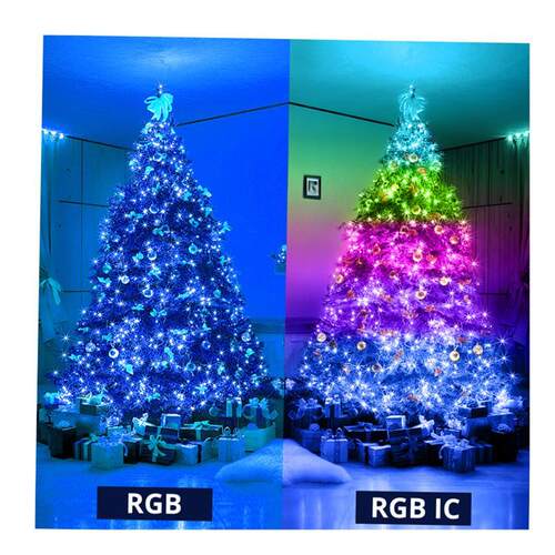 10M/20M USB Christmas Tree LED String Lights with Smart Blue