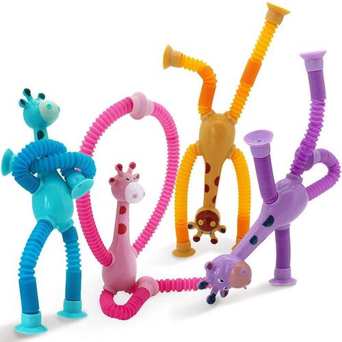 2/4pcs Pop Tube Sensory Toys Kids Children Sress Relief Fidg
