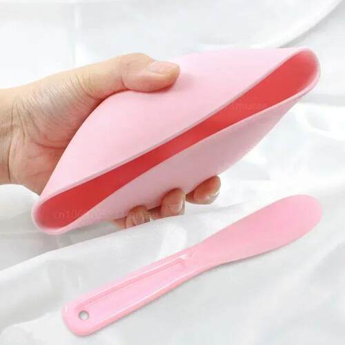 Colorful Silicone Face Mask Bowl Mask Stick Big Face Mask Po