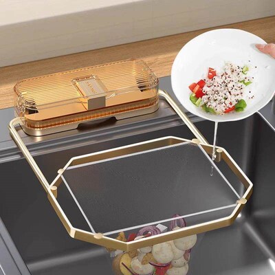 Suction Cup Kitchen Sink Strainer Basket, Disposable Food Wa