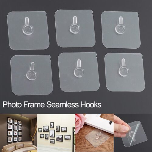 1 Pack Seamless Strong Self Adhesive Hook Holder NEW Photo F