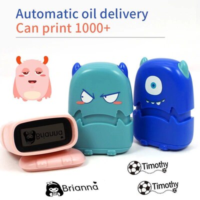 Baby Name Stamp Custom-made DIY Gift for Children Seal Stude