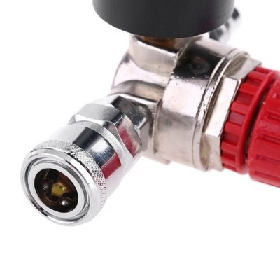 Pressure Regulator Switch Valve Gauge w Male/Female Connecto