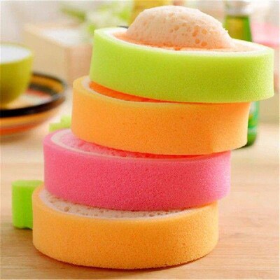 4 Pcs Take Bath Child Kids Body Wash Sponge Loofah Shower