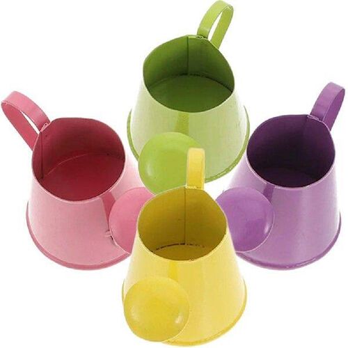 4 Pcs Mini Watering Can Indoor Plants Small Metal Manual