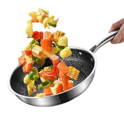 Frying Pan Stainless Steel Non-stick Household Frying