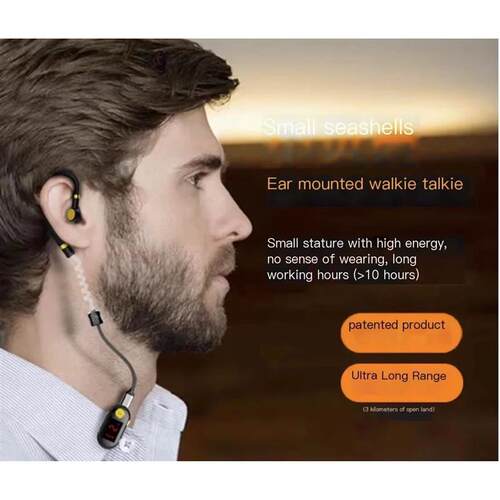 Sinorise+SR-610+Mini+Wireless+Ear-hook+Walkie-Talkie+Earphon
