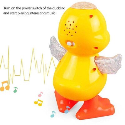 Electric Dancing Duck with Music & Lights Baby Musical Duck