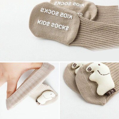 Soft Knitted Cotton Baby Socks Cartoon Animal Newborn Girl S