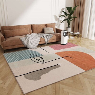 Living Room Light Luxury Nordic Sofa Coffee Table Mat Bedsi