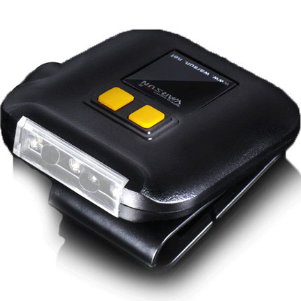 沃尔森led感应头灯 钓鱼灯强光充电台钓拉饵帽檐灯夹帽灯夜钓头灯