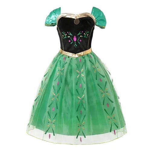 Elsa Princess Dress Girl Kid Birthday Party Carnival Clothes