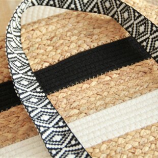 Beach Bag Tote Bags Handwoven Shoulder Summer Straw
