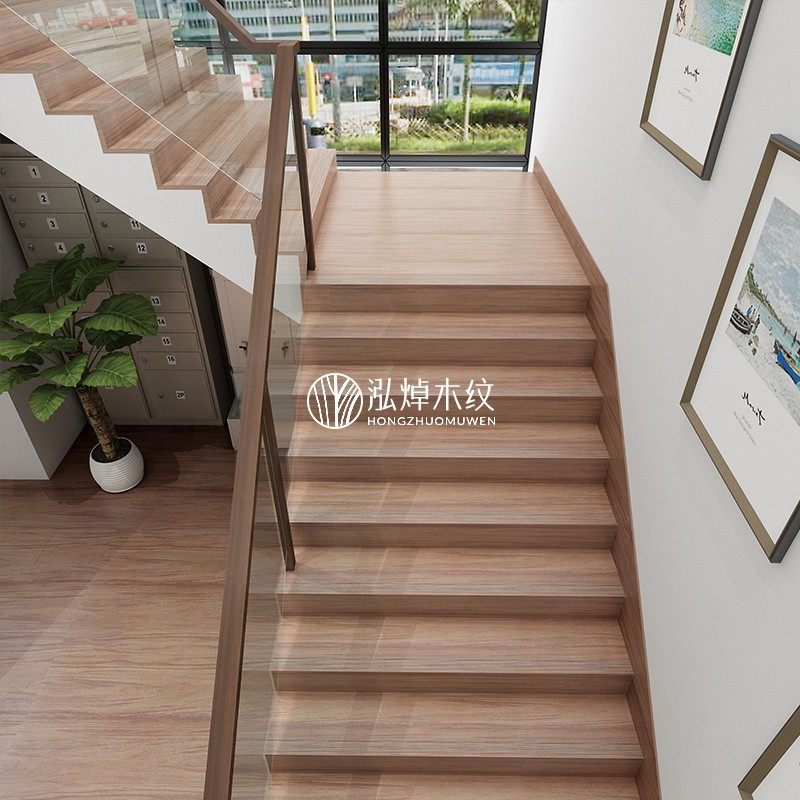 木纹瓷砖楼梯砖防滑釉面砖加工砖踏步板阶梯级砖全瓷一体式台阶,家装主材,仿古砖（包括文化石）,淘宝优惠券,粉丝福利购,淘宝优惠卷