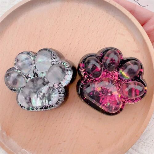 1PC Dark Starry Sky Cat Claw Squishy Fidget Toys Soft Cute C