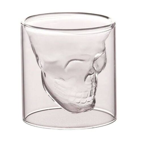 Lead Free Glass Creative Skull Cup Capacity Beer Cups Tea Mu