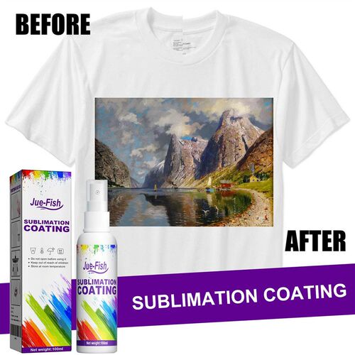 Jue Fish Sublimation Coating Spray for Textiles, Heat Transf