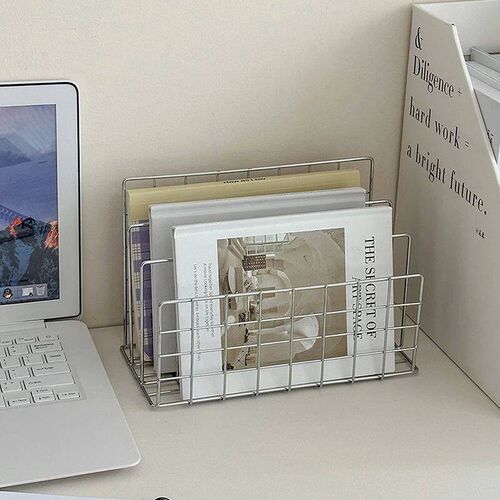 Ins malist Iron Desktop Storage Rak Organizer Table Organizi