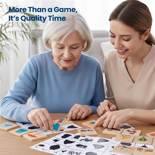 Shadow Matching Bingo Game, Dementia Activities Memory Games