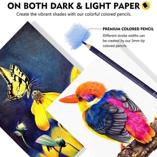 Watercolor Pencil Set 12/36/48/72/120 Coloured Pencils