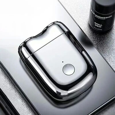 Mini Portable Electric Shave Razor Beard Trimmer Shaver Doub