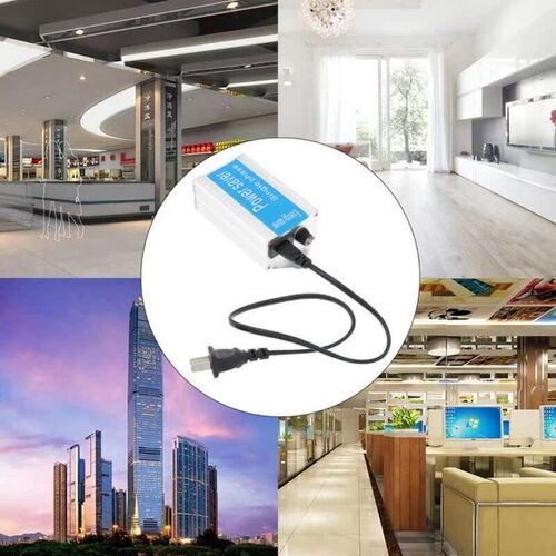Blue 80KW 110V-250V Smart Power Saver Household Meter Electr