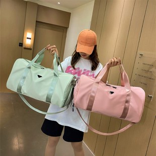 sports gym bag portable large-capacity cylinder travel bags