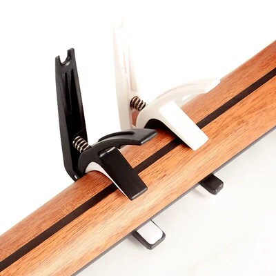 1PC Universal Guitar Capo ABS+Metal Quick Change Clamp Key f