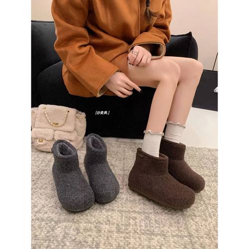 2025新款加绒保暖雪地靴女