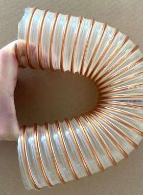 GREATFLEX加厚耐磨耐高温透明pu吸尘吸料管壁厚3.5mmTP10