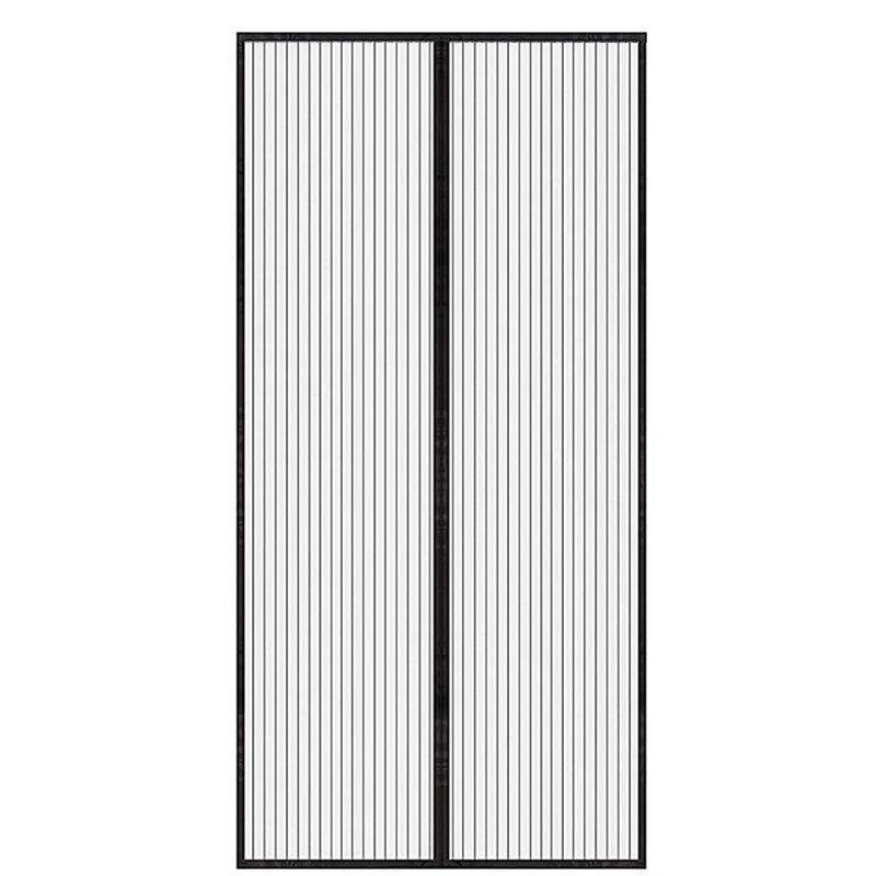 磁性软纱门帘免穿磁条夏季防蚊门帘加密刺绣纱窗帘软门帘自粘门帘