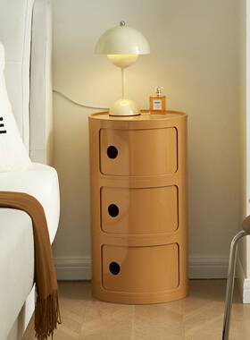 1015欧ins北网红床头柜现卧代简创约白色意收纳小柜子室简易储物