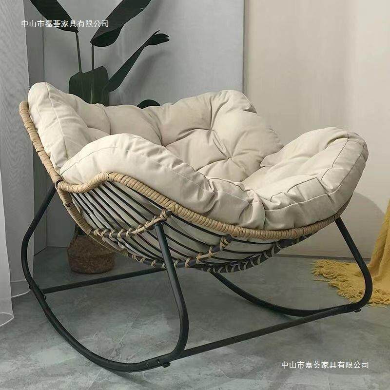 鸟窝摇摇摇椅躺椅阳发台休闲椅用可躺可睡窝窝椅懒人椅沙椅家1成